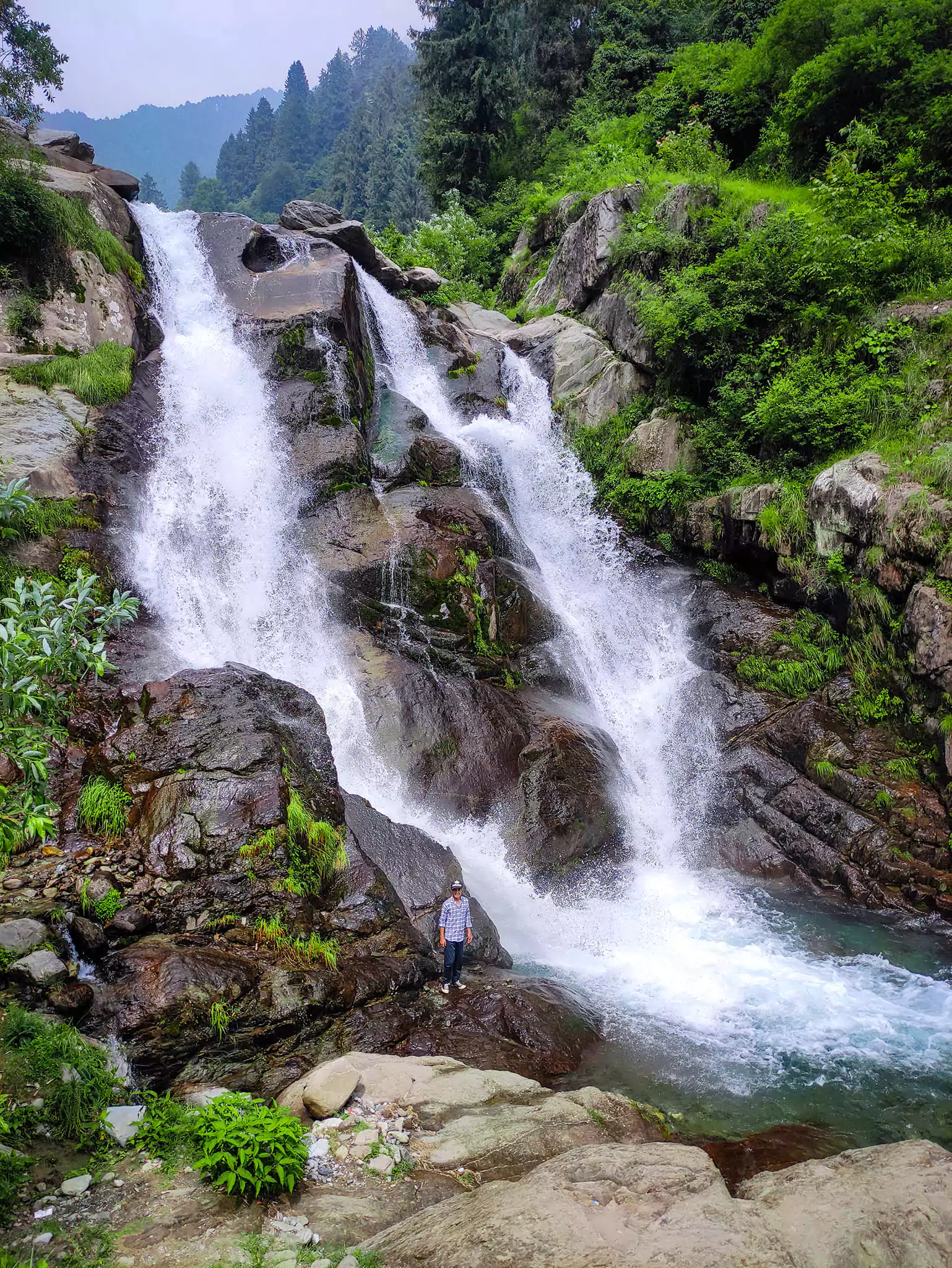 barot valley waterfall